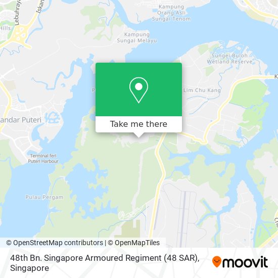 48th Bn. Singapore Armoured Regiment (48 SAR) map