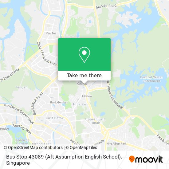 Bus Stop 43089 (Aft Assumption English School) map