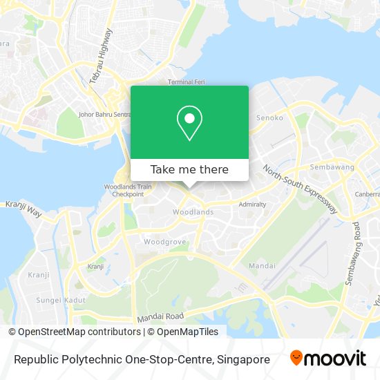 Republic Polytechnic One-Stop-Centre map