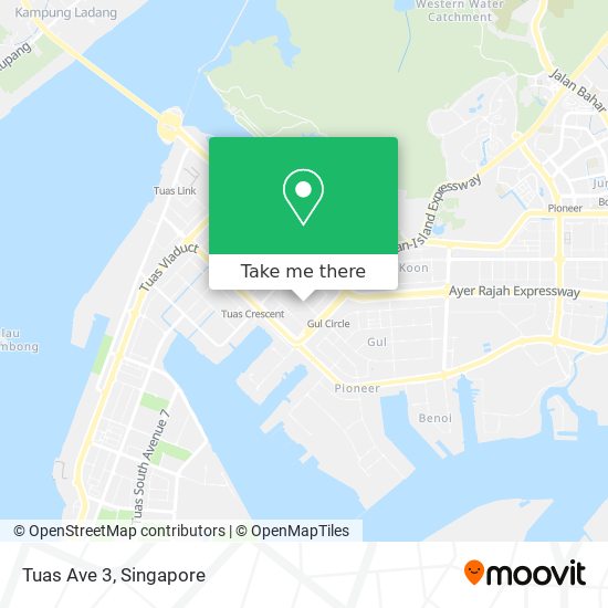 Tuas Ave 3 map