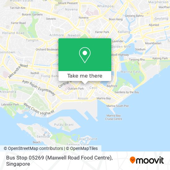 Bus Stop 05269 (Maxwell Road Food Centre)地图