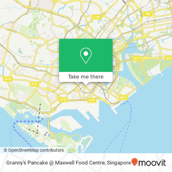 Granny's Pancake @ Maxwell Food Centre map