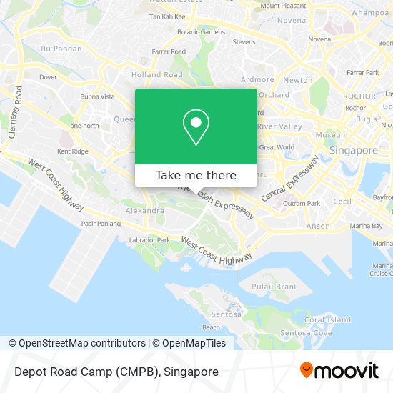 Depot Road Camp (CMPB) map