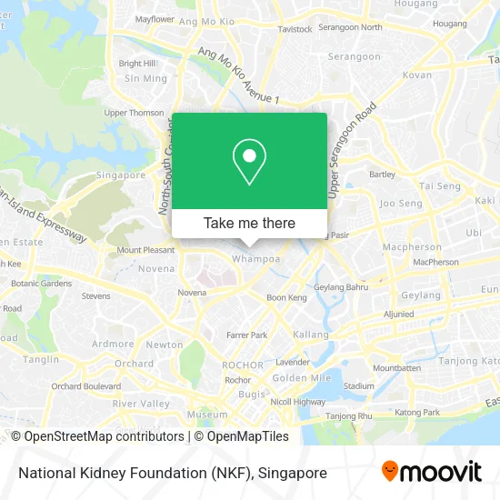National Kidney Foundation (NKF)地图