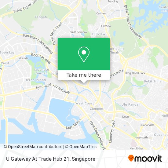 U Gateway At Trade Hub 21 map