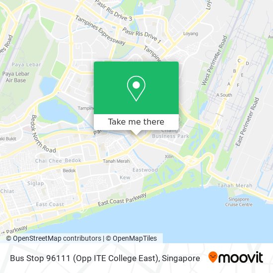 Bus Stop 96111 (Opp ITE College East) map