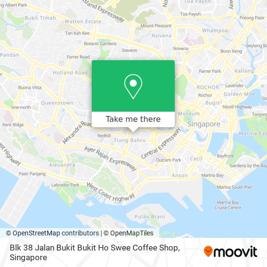 Blk 38 Jalan Bukit Bukit Ho Swee Coffee Shop map