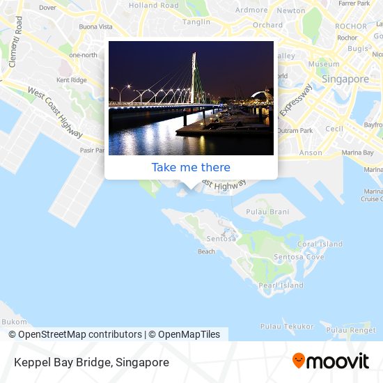 Keppel Bay Bridge map