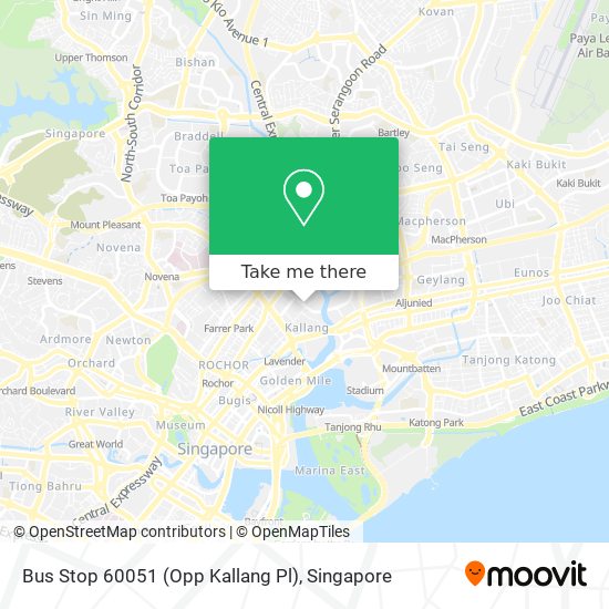 Bus Stop 60051 (Opp Kallang Pl)地图