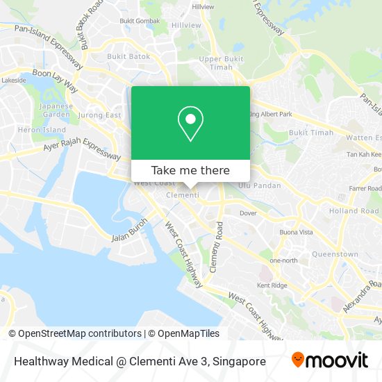 Healthway Medical @ Clementi Ave 3地图