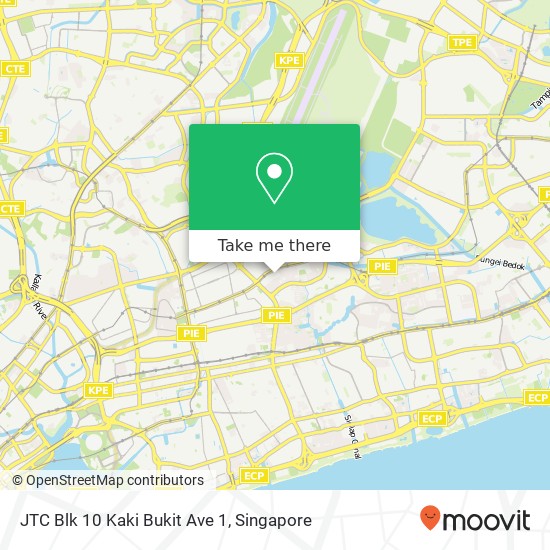 JTC Blk 10 Kaki Bukit Ave 1 map