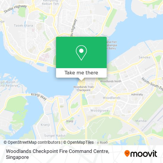 Woodlands Checkpoint Fire Command Centre地图