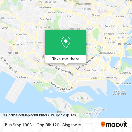 Bus Stop 10081 (Opp Blk 120) map