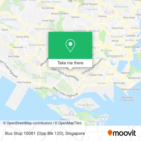 Bus Stop 10081 (Opp Blk 120)地图
