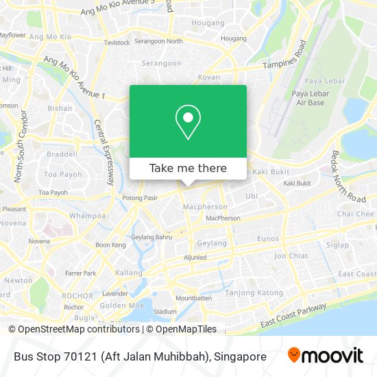 Bus Stop 70121 (Aft Jalan Muhibbah) map