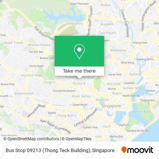 Bus Stop 09213 (Thong Teck Building) map