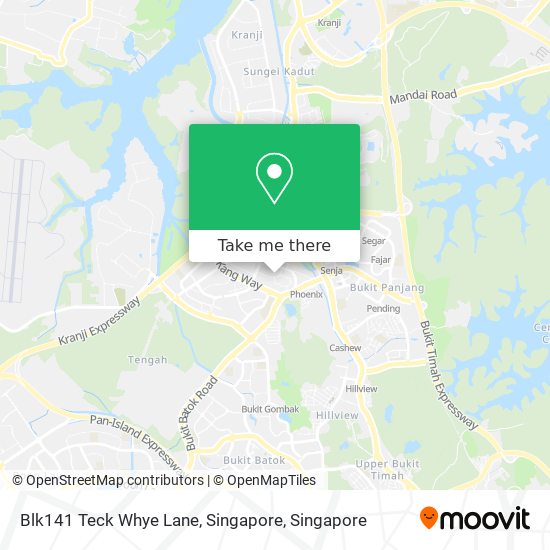 Blk141 Teck Whye Lane, Singapore地图