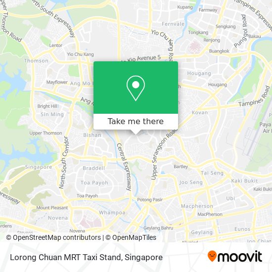 Lorong Chuan MRT Taxi Stand map