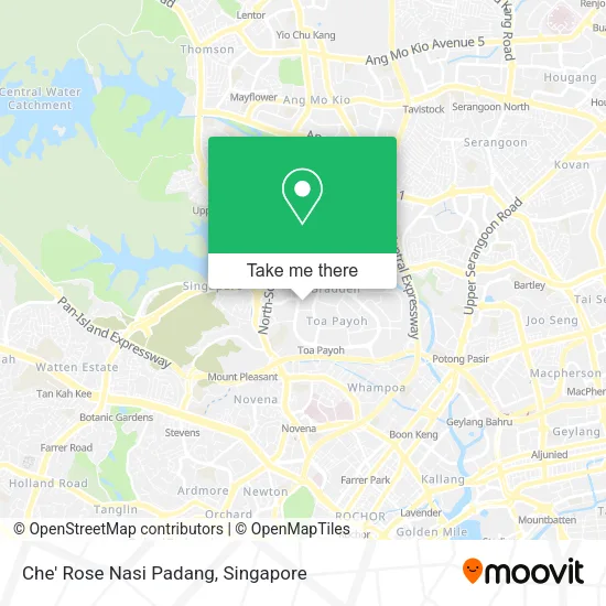 Che' Rose Nasi Padang map