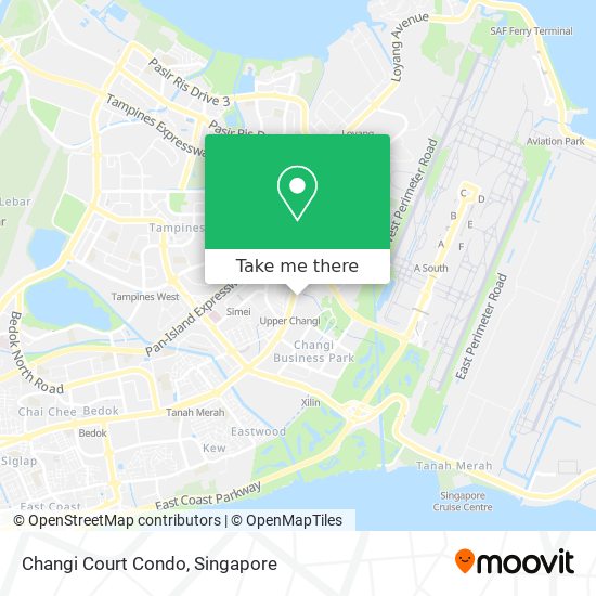 Changi Court Condo map