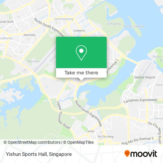 Yishun Sports Hall地图