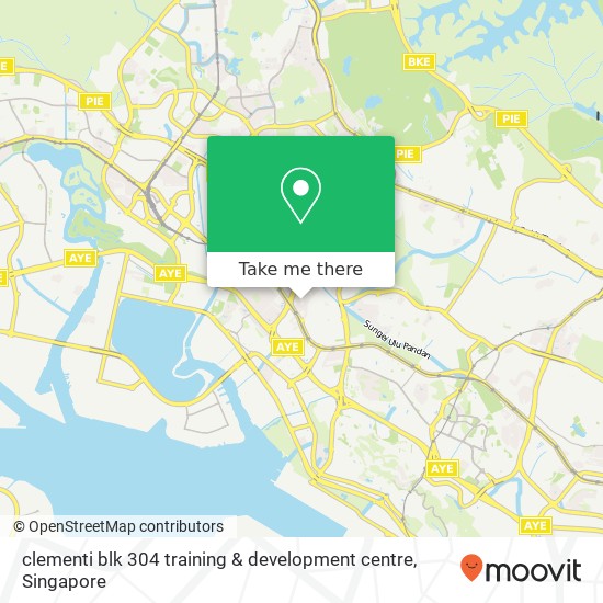 clementi blk 304 training & development centre map