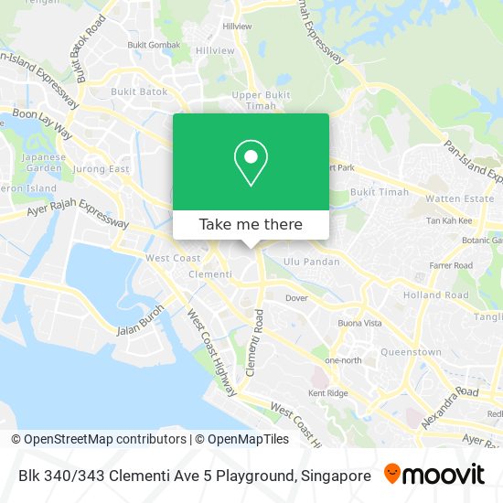 Blk 340 / 343 Clementi Ave 5 Playground map