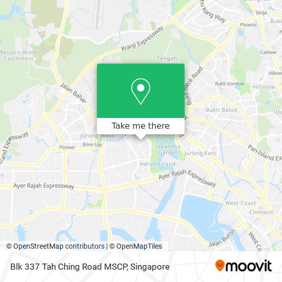 Blk 337 Tah Ching Road MSCP地图