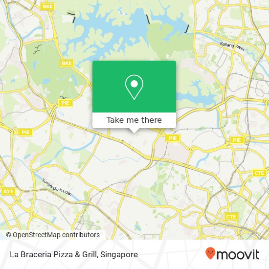 La Braceria Pizza & Grill map