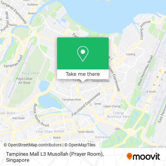 Tampines Mall L3 Musollah (Prayer Room)地图