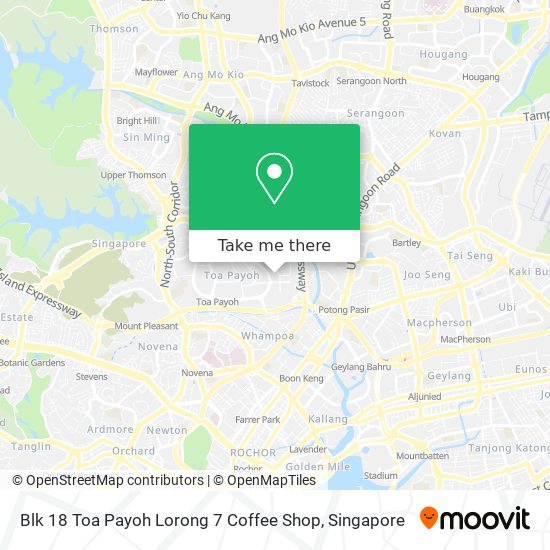 Blk 18 Toa Payoh Lorong 7 Coffee Shop地图