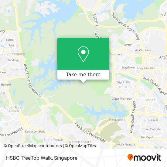 HSBC TreeTop Walk map