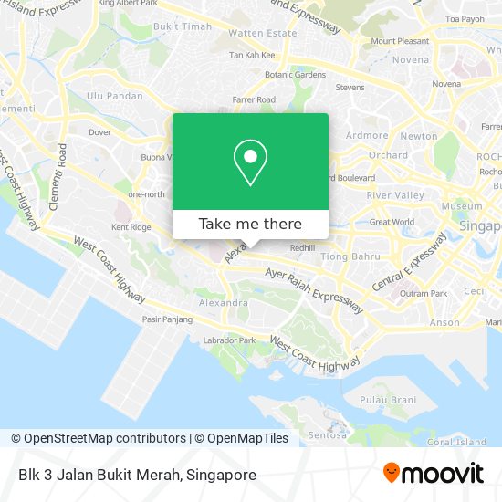 Blk 3 Jalan Bukit Merah地图