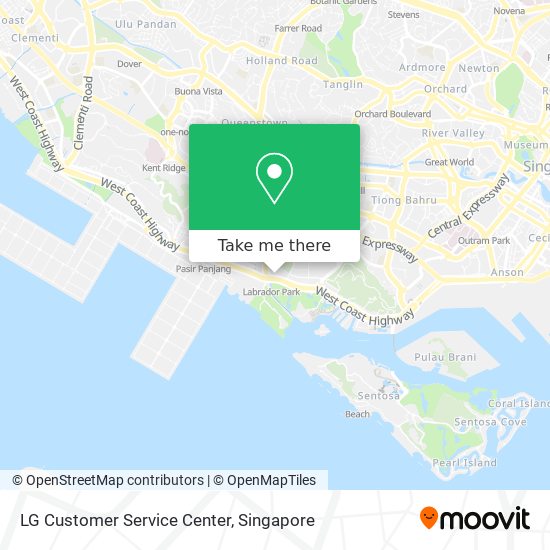 LG Customer Service Center地图