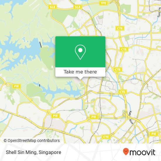 Shell Sin Ming map