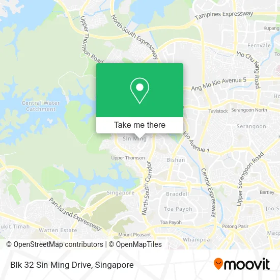 Blk 32 Sin Ming Drive map