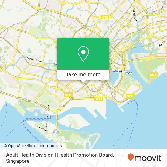 Adult Health Division | Health Promotion Board map