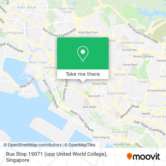 Bus Stop 19071 (opp United World College) map