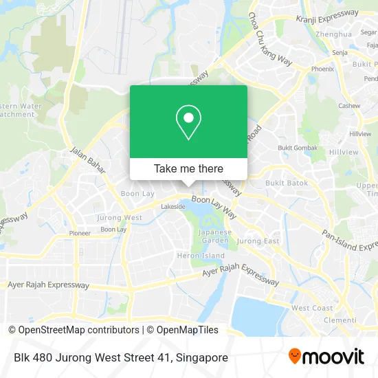 Blk 480 Jurong West Street 41地图