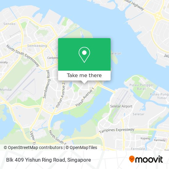 Blk 409 Yishun Ring Road地图