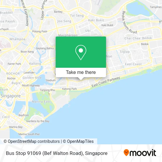 Bus Stop 91069 (Bef Walton Road) map