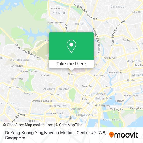 Dr Yang Kuang Ying,Novena Medical Centre #9- 7 / 8 map