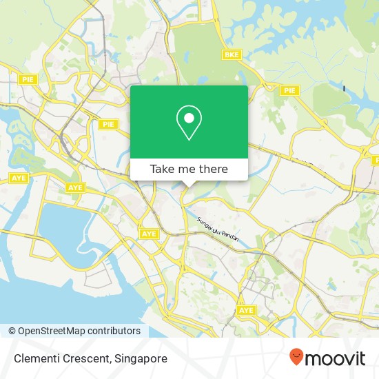 Clementi Crescent map