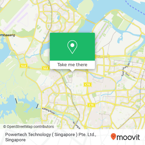 Powertech Technology ( Singapore ) Pte. Ltd. map
