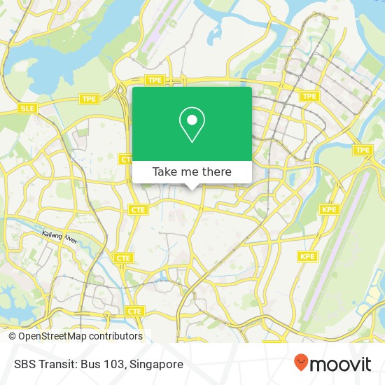 SBS Transit: Bus 103地图