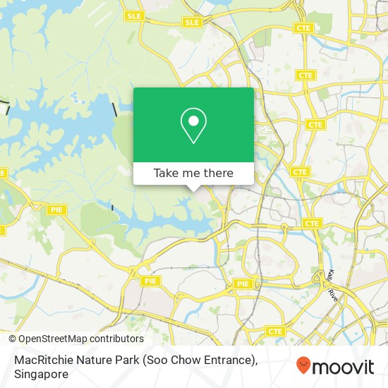 MacRitchie Nature Park (Soo Chow Entrance) map