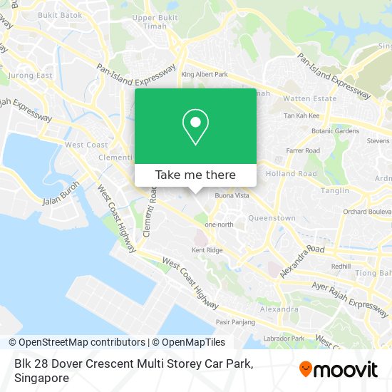 Blk 28 Dover Crescent Multi Storey Car Park map