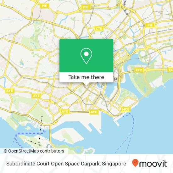 Subordinate Court Open Space Carpark map