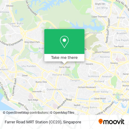 Farrer Road MRT Station (CC20) map