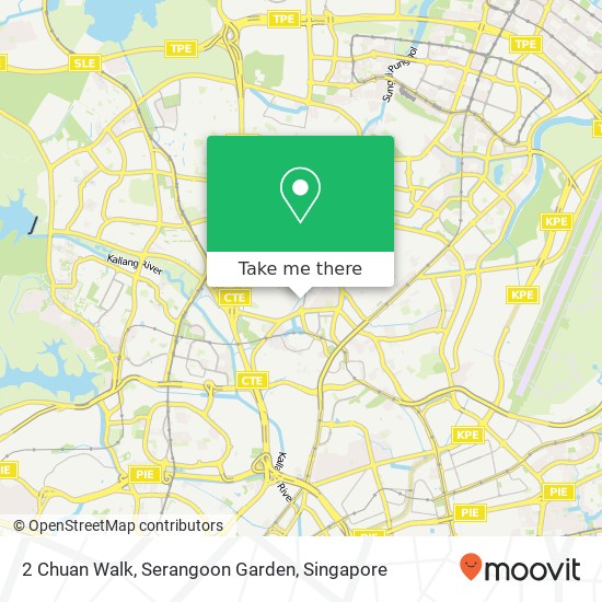 2 Chuan Walk, Serangoon Garden地图